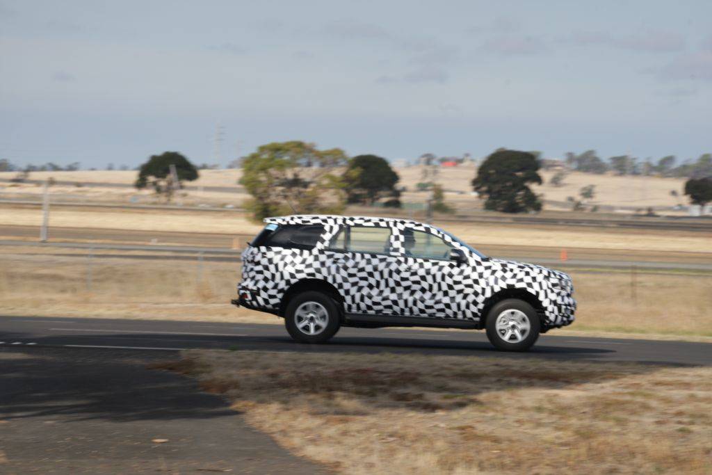 Ford Endevour Test Mule